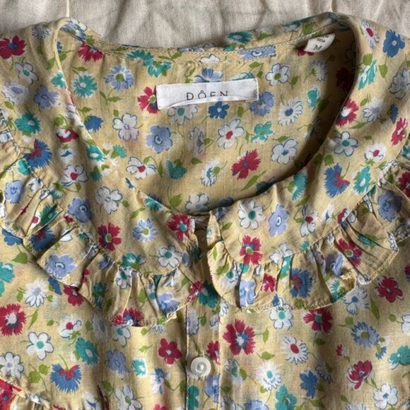 Size medium DÔEN Prairie Top - Tasha Garden Print - Picture 5 of 10